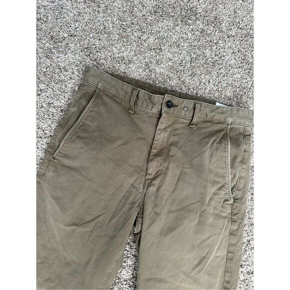 Rag & Bone Buckley Chino Pants Olive Green Ankle Straight Leg Cotton Utility 31 - Picture 14 of 16